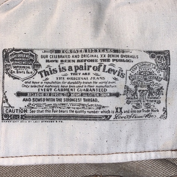 Men’s Levi’s Size 38 X 32 501XX Five Button Fly 100% Cotton Denim Jeans - Picture 5 of 7